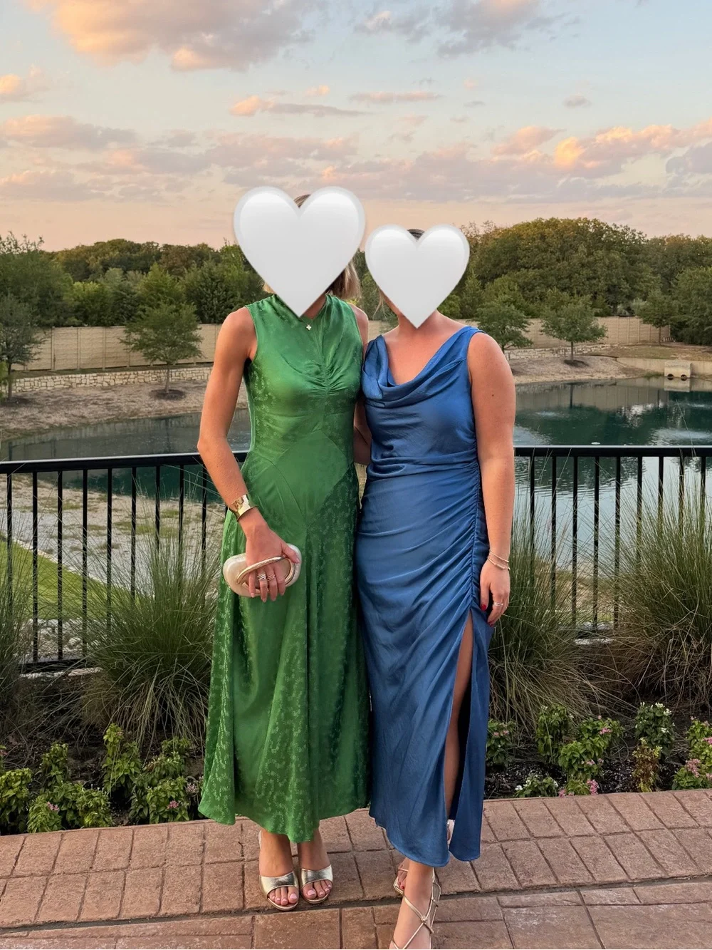 Abercrombie & Fitch Royal Blue Cowl Neck Maxi Dress